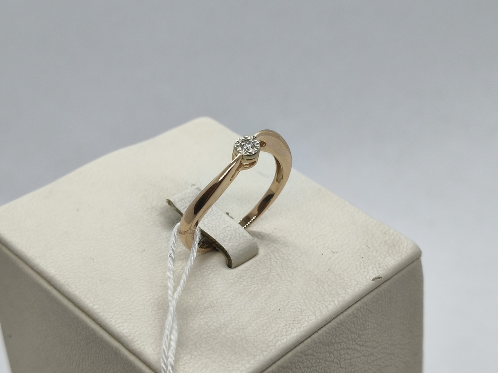 КОЛЬЦО БРИЛЛИАНТ Au 585