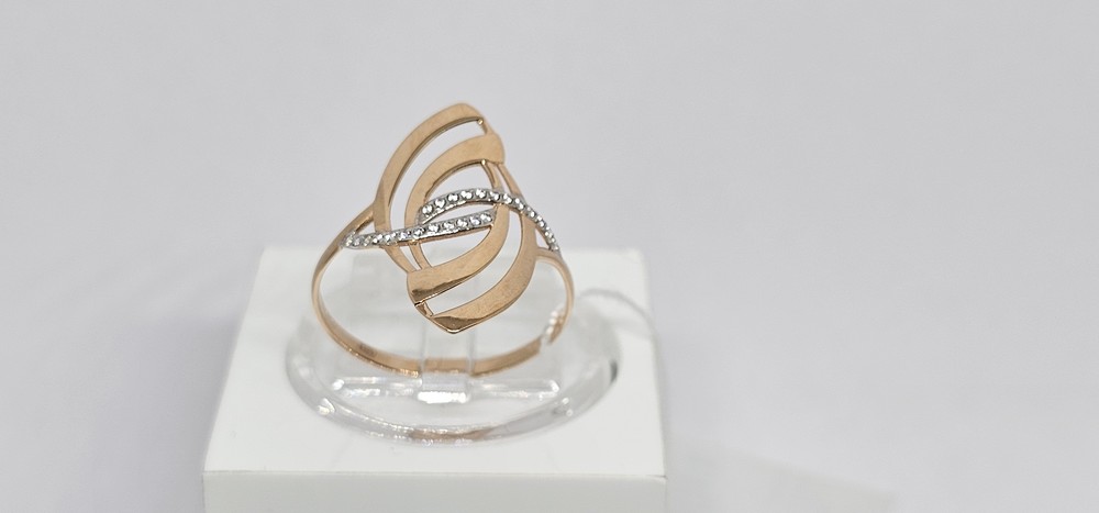 КОЛЬЦО С КАМНЯМИ (Au 585)