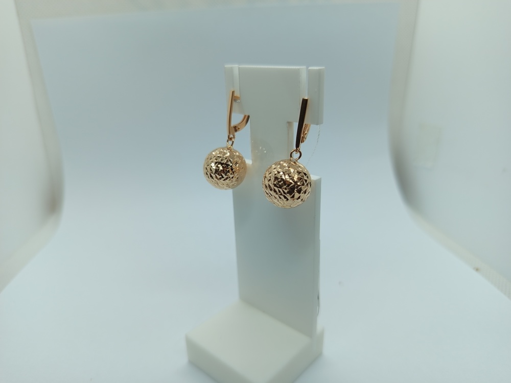 СЕРЬГИ БЕЗ КАМНЯ (Au 585)