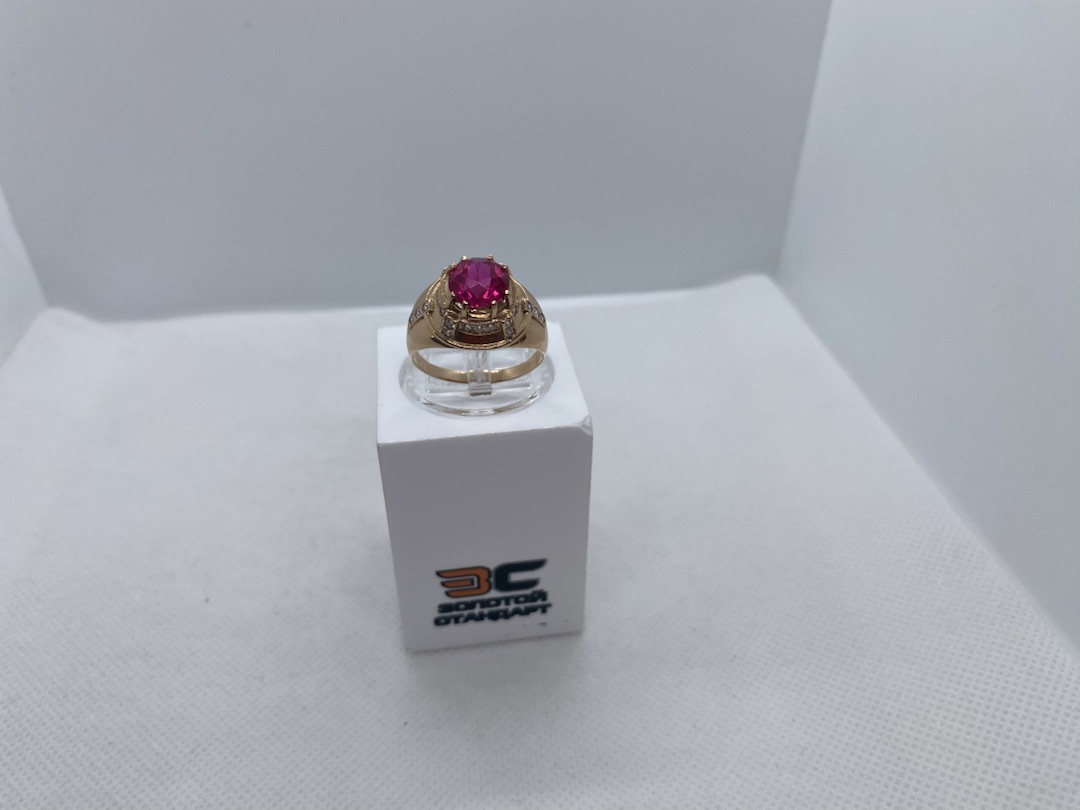 КОЛКМИ585 КОЛЬЦО С КАМНЯМИ (Au 585)