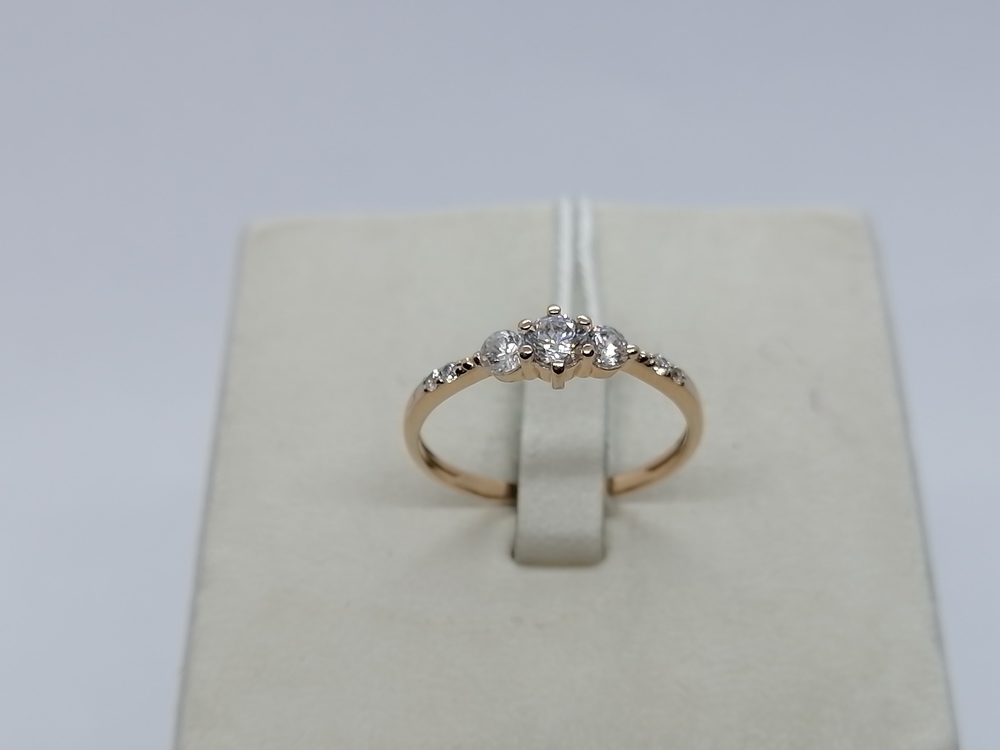 КОЛКМИ585 КОЛЬЦО С КАМНЯМИ (Au 585)