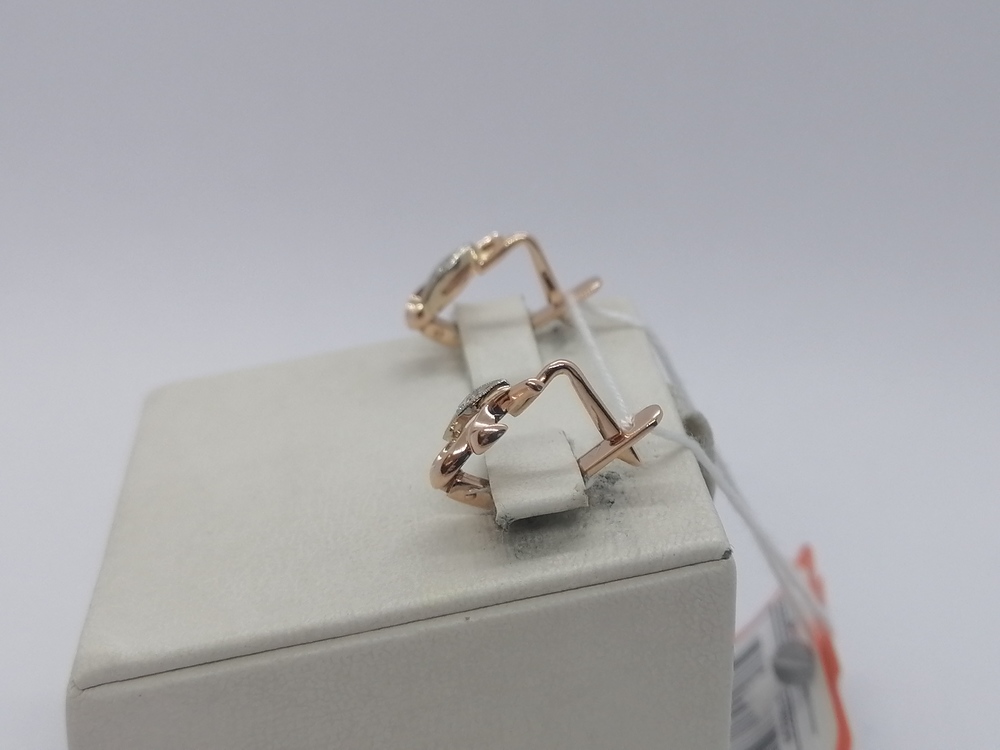 СЕРЬГИ БРИЛЛИАНТ Au 583