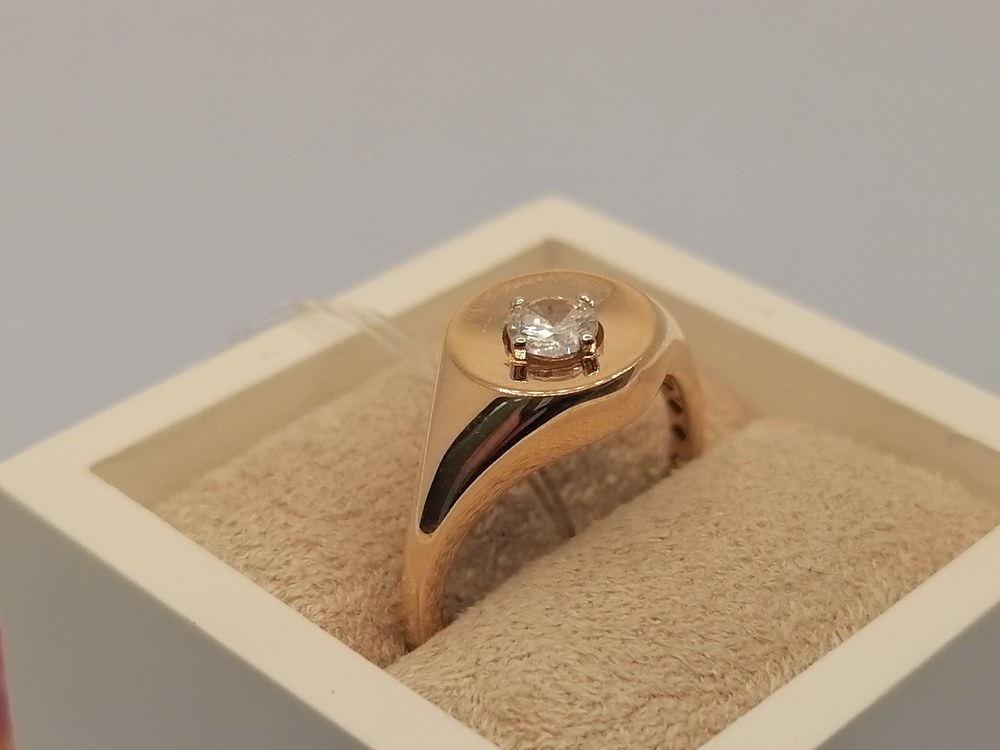 КОЛЬЦО С КАМНЕМ (Au 585)