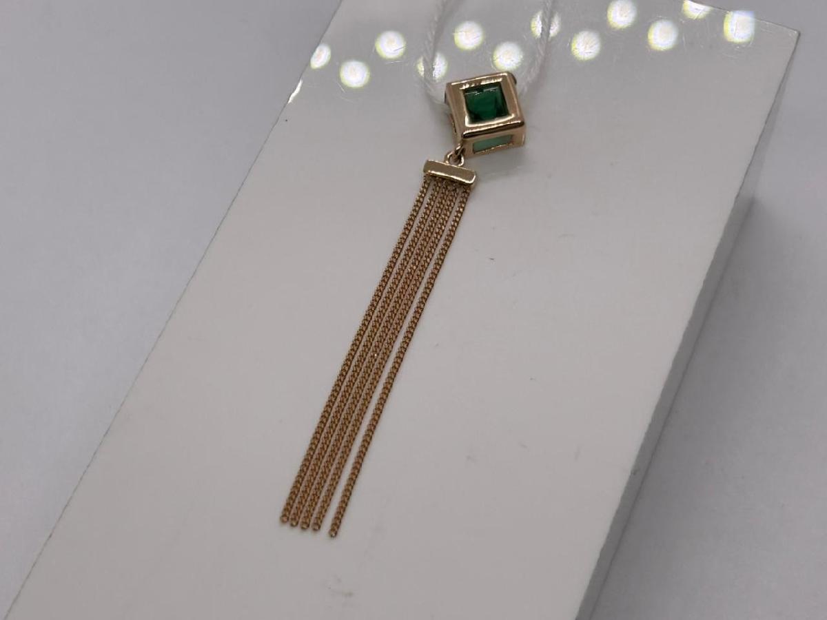 ПОДКМ585 ПОДВЕСКА С КАМНЕМ (Au 585)