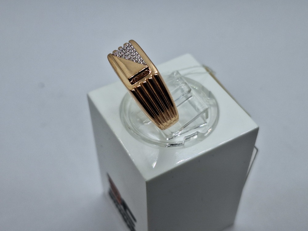 ПЕЧАТКА С КАМНЯМИ (Au 585)