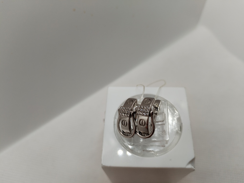 с4758б СЕРЬГИ С КАМНЯМИ (Au 585)