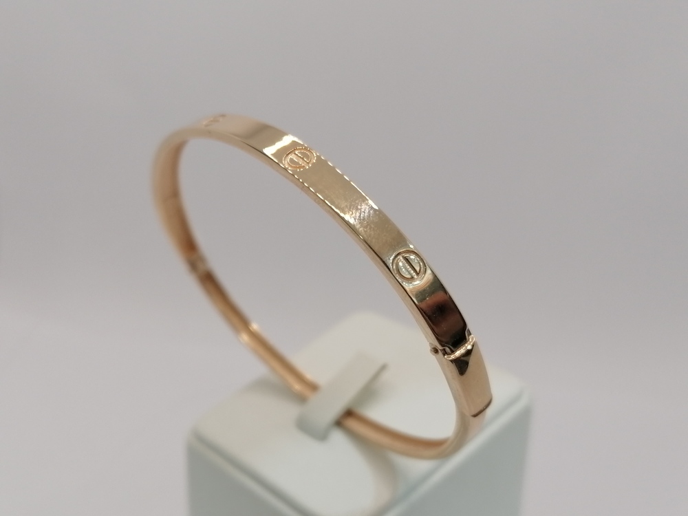 7702517 БРАСЛЕТ ЖЕСТКИЙ без камня (Au 585)