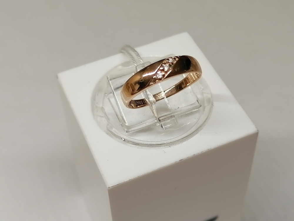 КОЛКМИ585 КОЛЬЦО С КАМНЯМИ (Au 585)