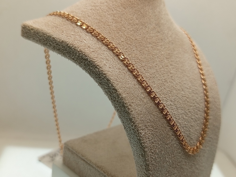 ЦЕПЬ ПУСТОТЕЛАЯ Бисмарк (Au 585)