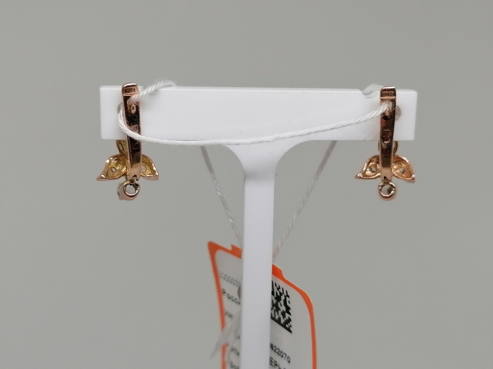 СЕРЬГИ С КАМНЯМИ (Au 585)