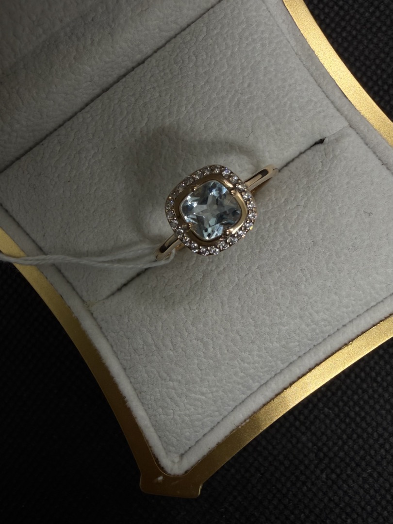 КОЛКМИ585 КОЛЬЦО С КАМНЯМИ (Au 585)