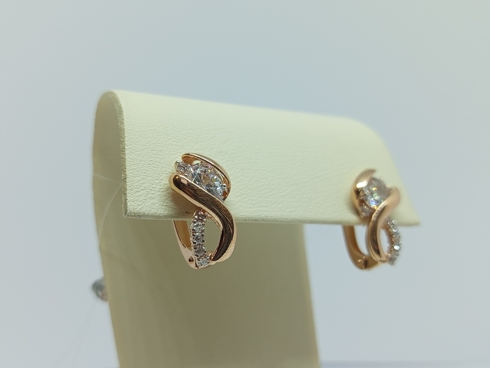 СЕРЬГИ С КАМНЯМИ (Au 585)