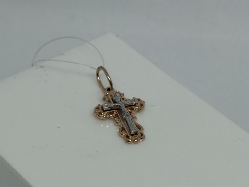 ПОДВЕСКА КРЕСТ (Au 585)