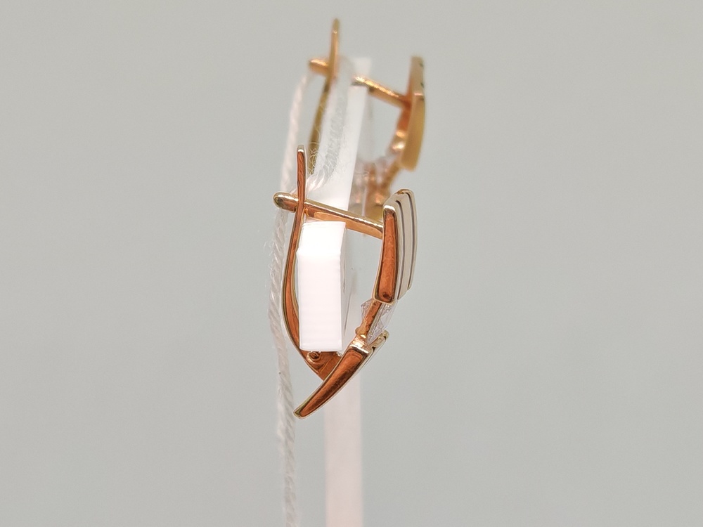 СКМИ585 СЕРЬГИ С КАМНЯМИ (Au 585)