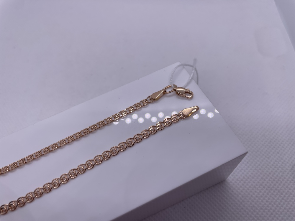 БРАСЛЕТ ПУСТОТЕЛЫЙ Лав Au 585