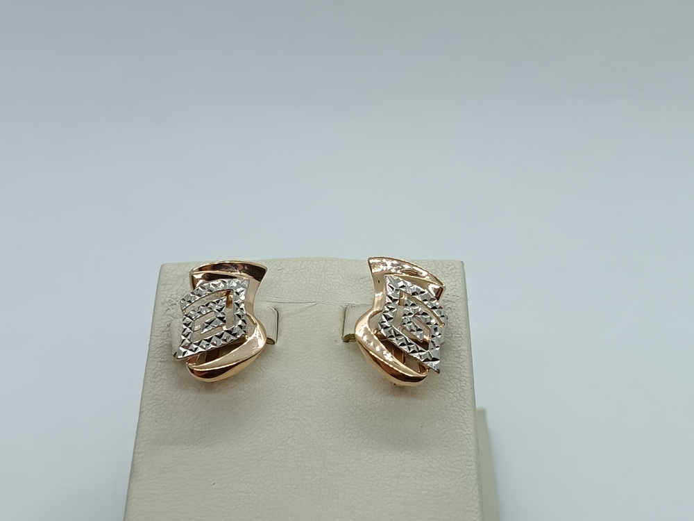 СЕРЬГИ БЕЗ КАМНЯ (Au 585)