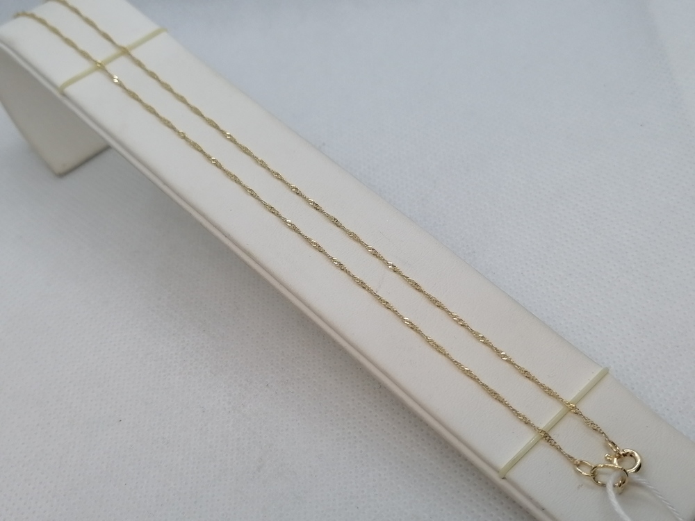 ЦЛСИ585 ЦЕПЬ ПОЛНОВЕСНАЯ Сингапур (Au 585)