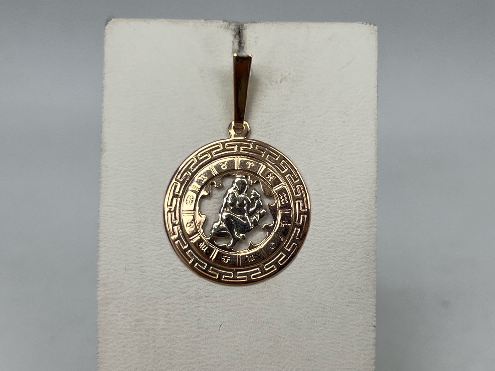 ПОДВЕСКА ЗНАК ЗОДИАКА ДЕВА Au 585 ПОДВЕСКА ЗНАК ЗОДИАКА ДЕВА Au 585