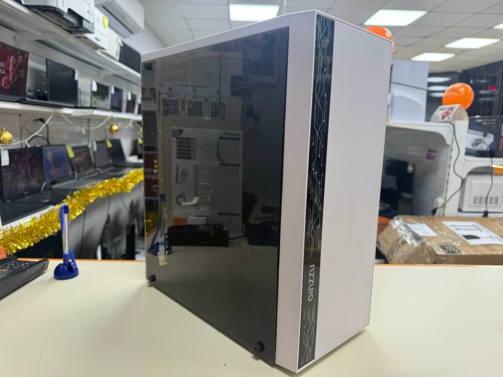 Системный блок Ginzzu; Core 2 Quad Q6600, GeForce GT 240, 4 Гб, 128 Гб, 500 Гб