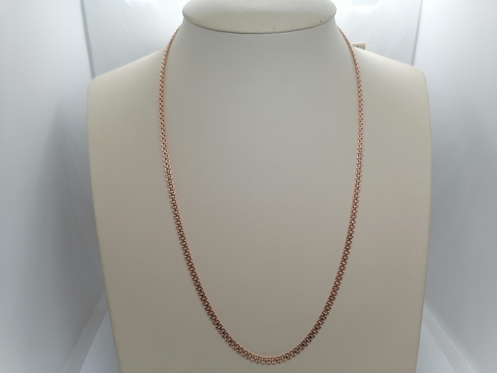 8050202П-50 ЦЕПЬ ПУСТОТЕЛАЯ Бисмарк машинный (Au 585)