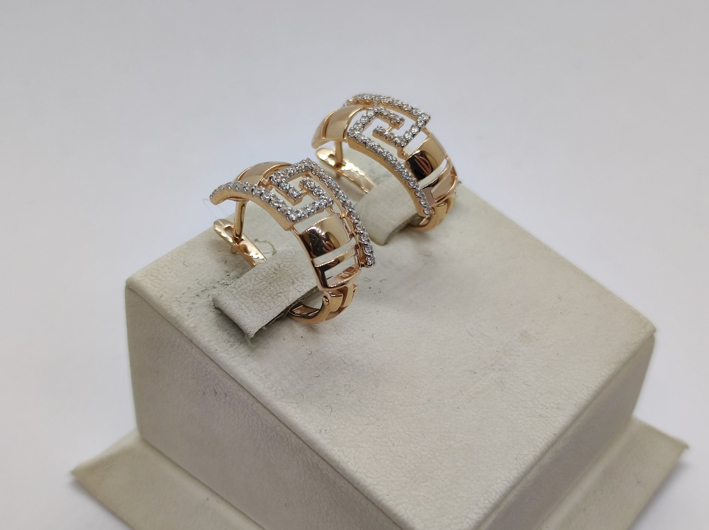 СЕРЬГИ С КАМНЯМИ (Au 585)