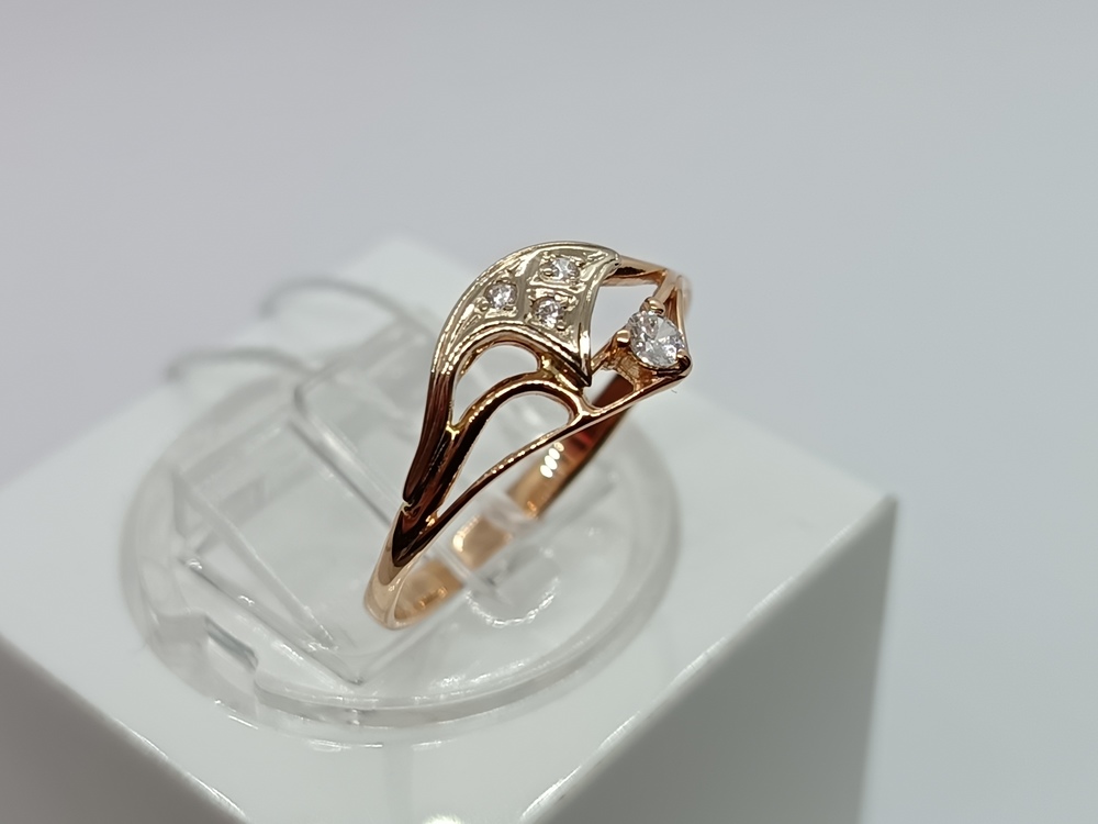 КОЛКМИ585 КОЛЬЦО С КАМНЯМИ (Au 585)