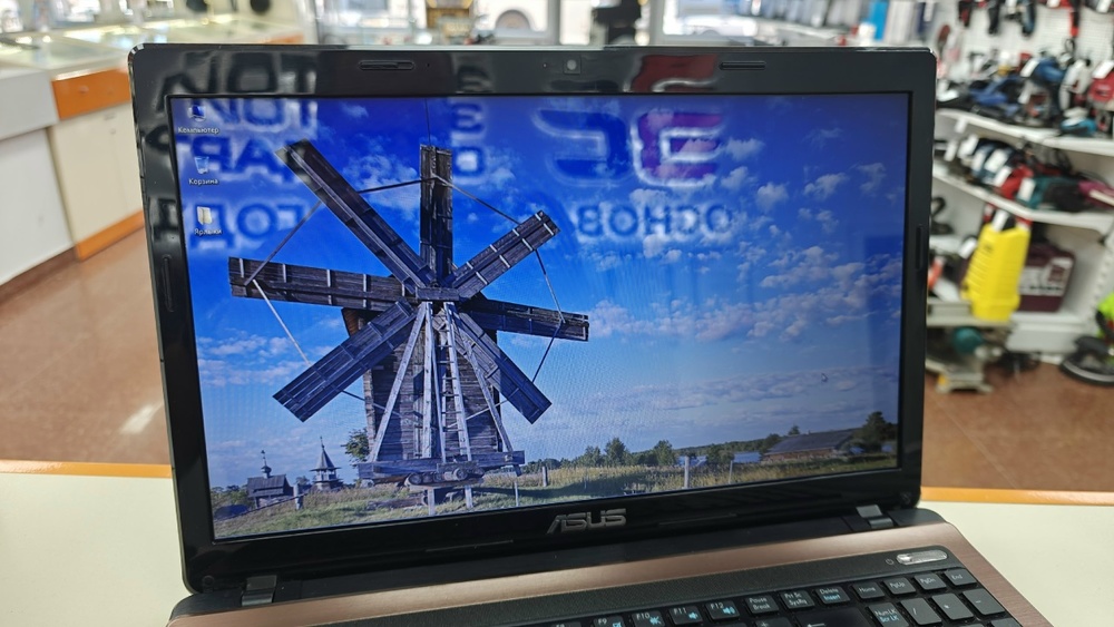 Ноутбук ASUS Ноутбук ASUS X53S; Core i5-2430M, GeForce GT 540M, 4 Гб, 480 Гб, Нет