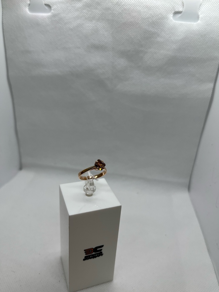 КОЛКМ585 КОЛЬЦО С КАМНЕМ (Au 585)