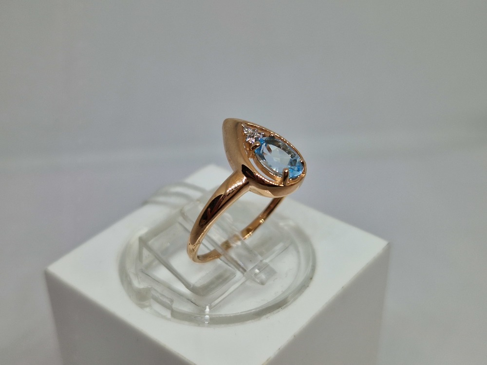 КОЛКМИ585 КОЛЬЦО С КАМНЯМИ (Au 585)