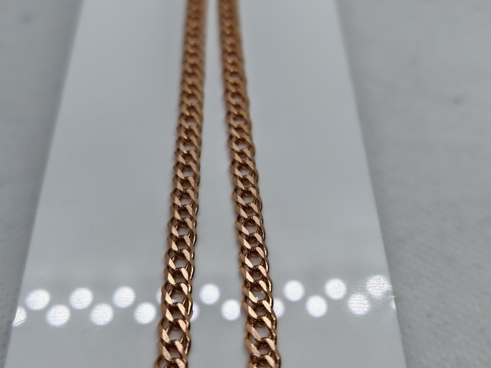 ЦЛР2585 ЦЕПЬ ПОЛНОВЕСНАЯ Ромб двойной (Au 585)