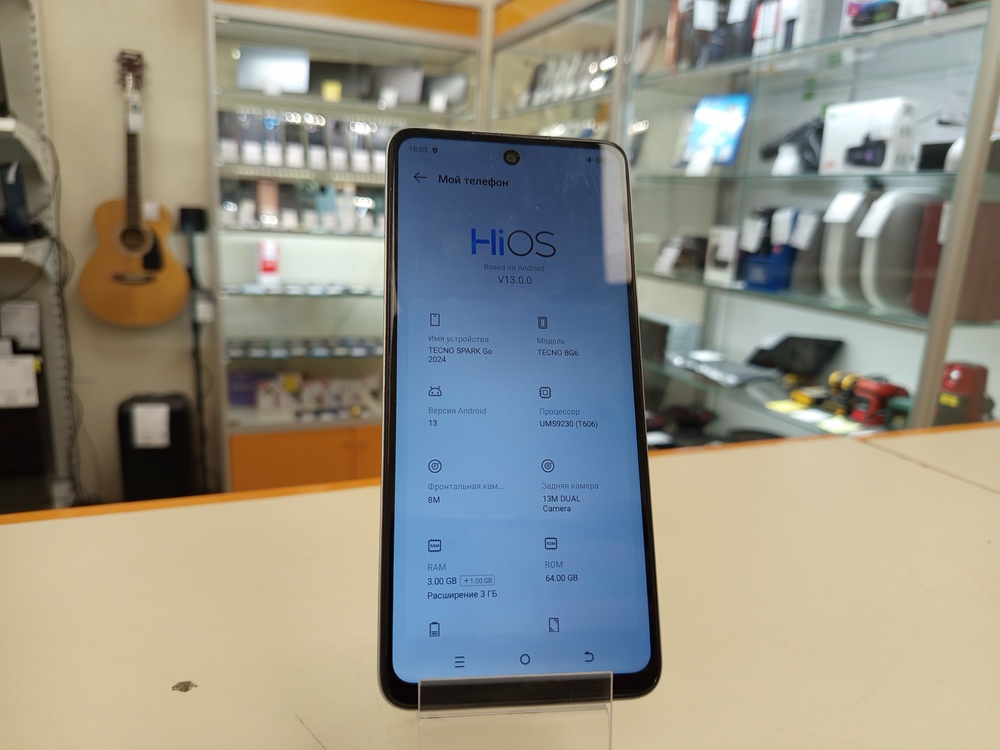 Смартфон Tecno Spark Go 2024 3/64