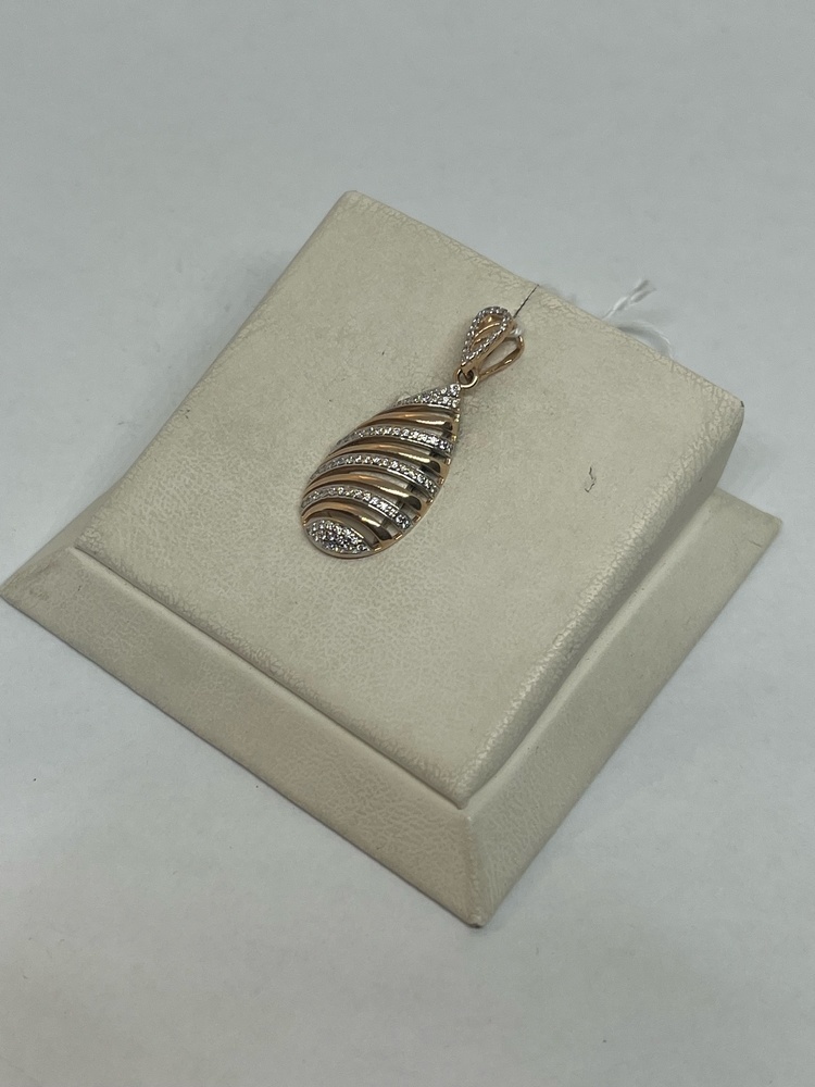 ПОДКМИ585 ПОДВЕСКА С КАМНЯМИ (Au 585)