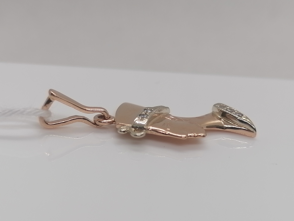 ПОДКМИ585 ПОДВЕСКА С КАМНЯМИ (Au 585)