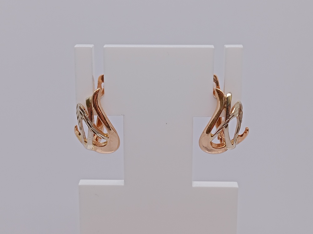 СЕРЬГИ БЕЗ КАМНЯ (Au 585)