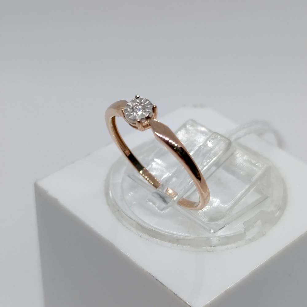 КОЛЬЦО БРИЛЛИАНТ Au 585