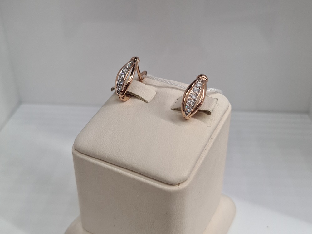 СЕРЬГИ С КАМНЯМИ (Au 585)