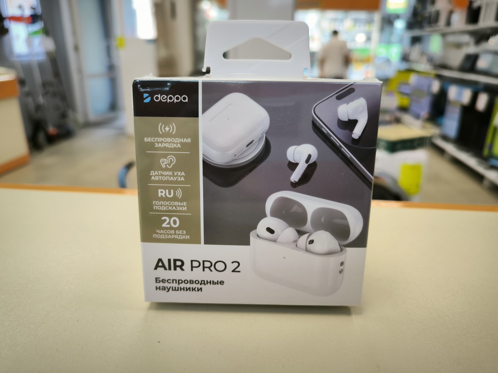 Наушники беспроводные Deppa 44167 Air Pro 2