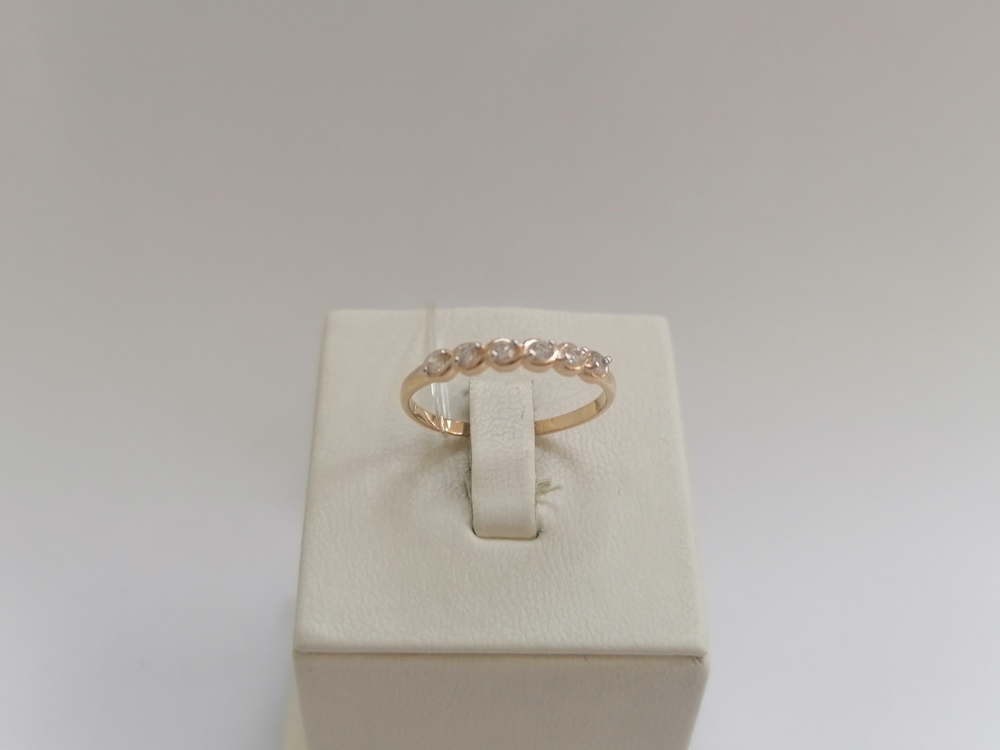 КОЛЬЦО С КАМНЯМИ (Au 585)