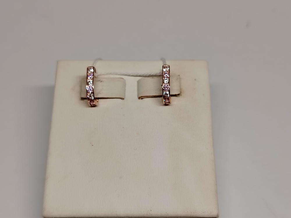 СКМИ585 СЕРЬГИ С КАМНЯМИ (Au 585)