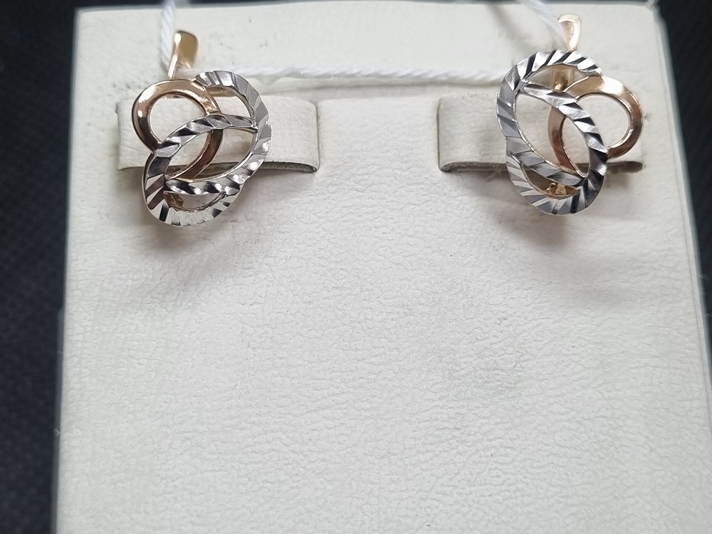 СЕРЬГИ БЕЗ КАМНЯ (Au 585)