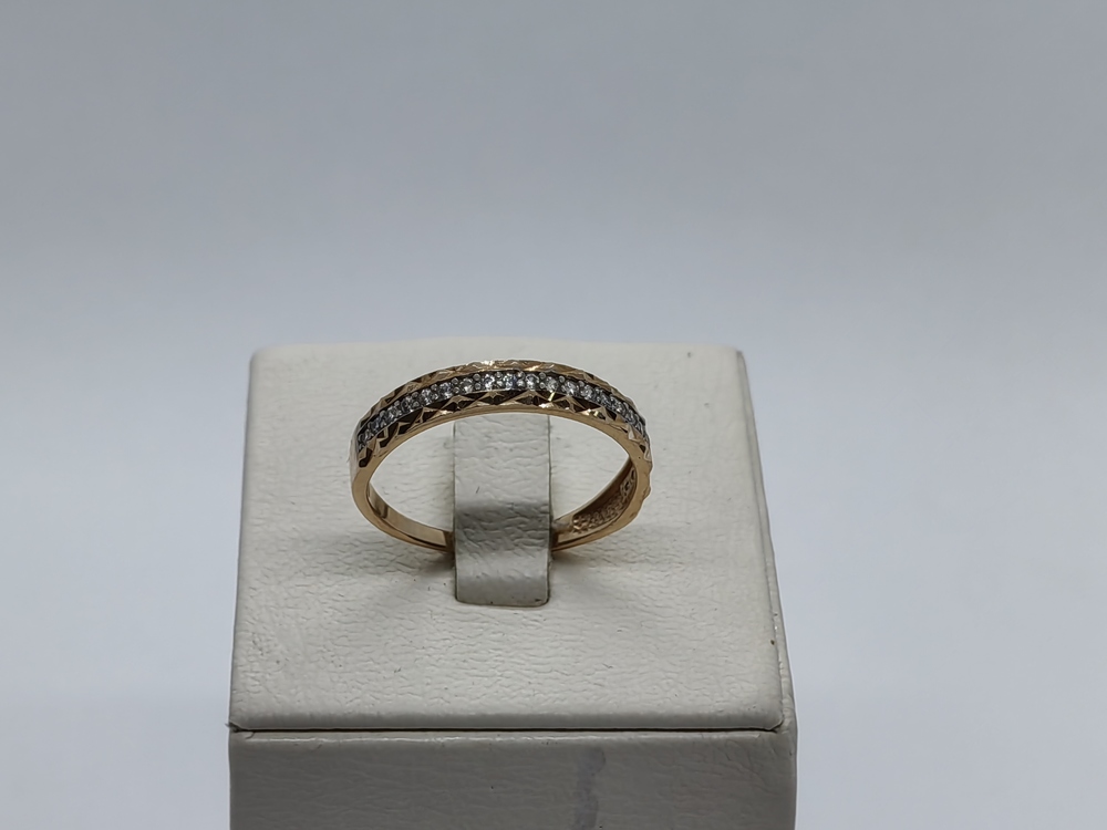 КОЛЬЦО С КАМНЯМИ (Au 375)