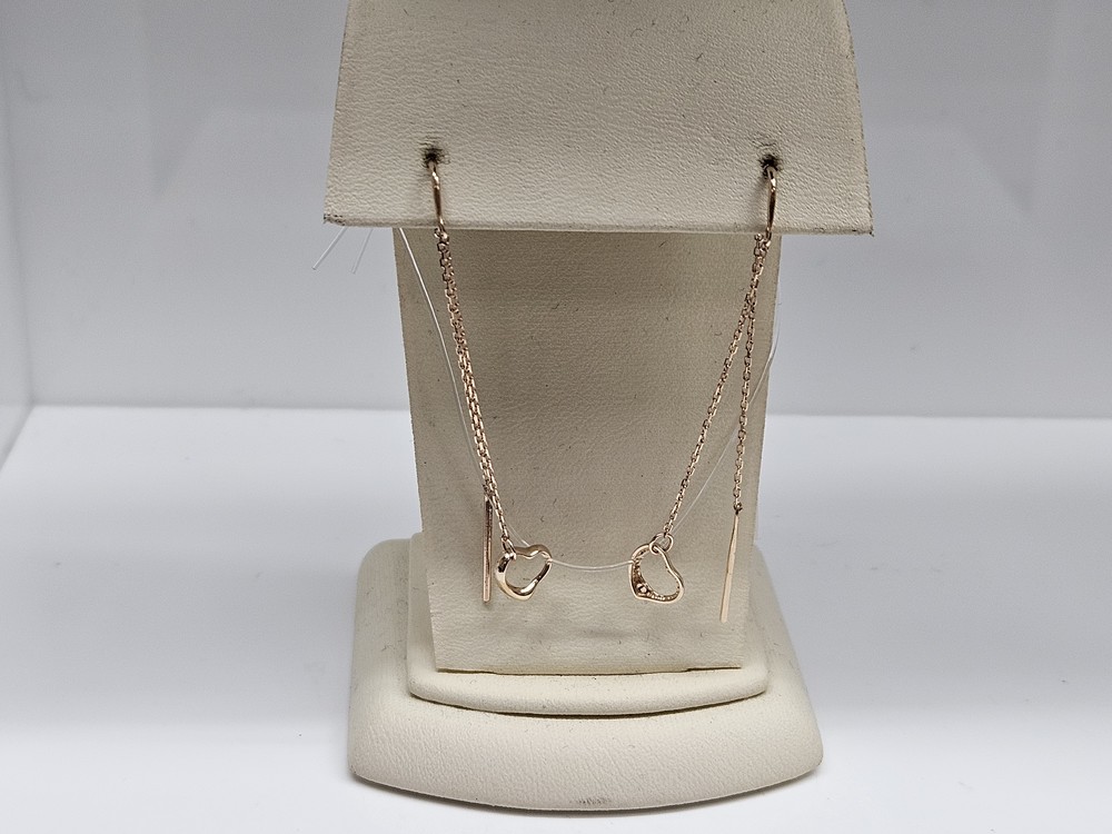 СЕРЬГИ ПРОДЕВКИ без камня (Au 585)