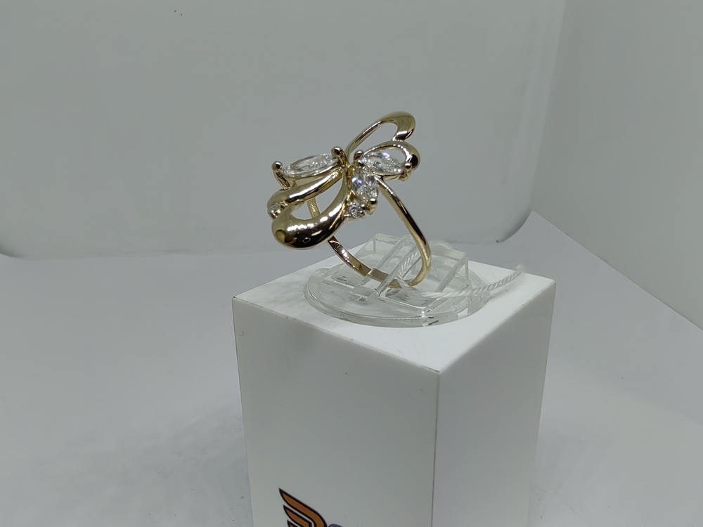 КОЛКМИ585 КОЛЬЦО С КАМНЯМИ (Au 585)