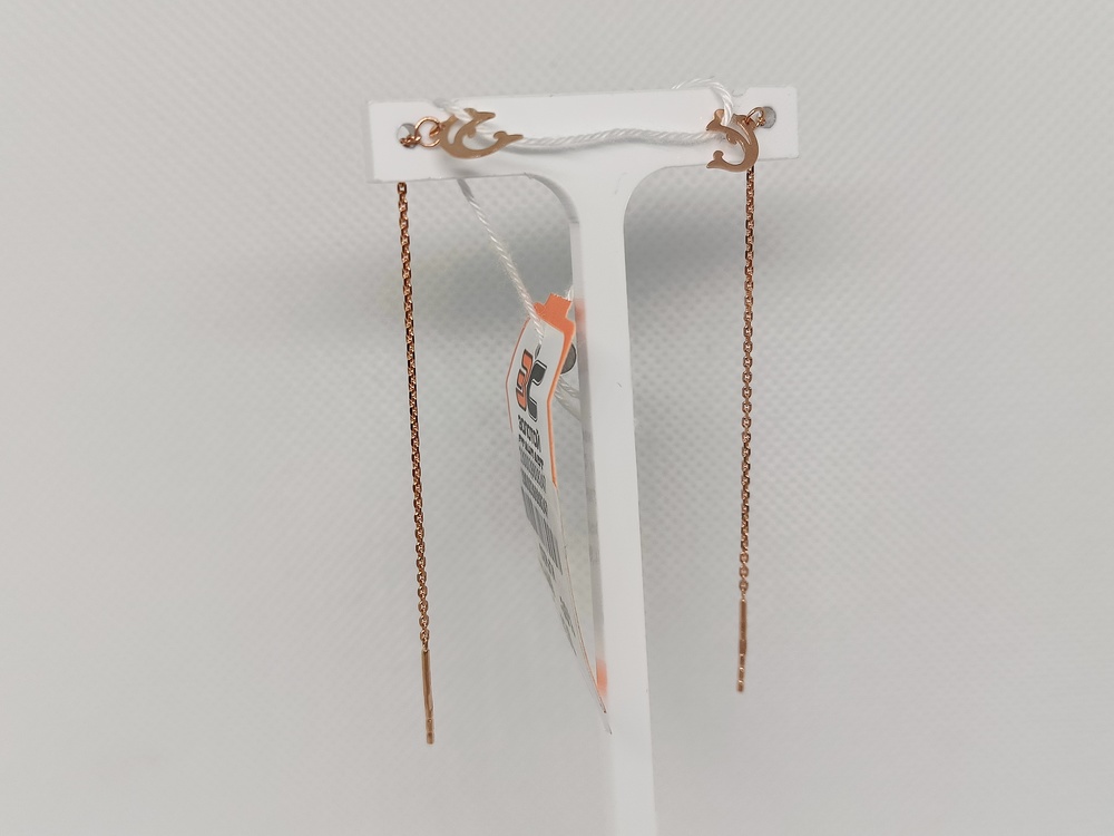 СПРО585 СЕРЬГИ ПРОДЕВКИ (Au 585)