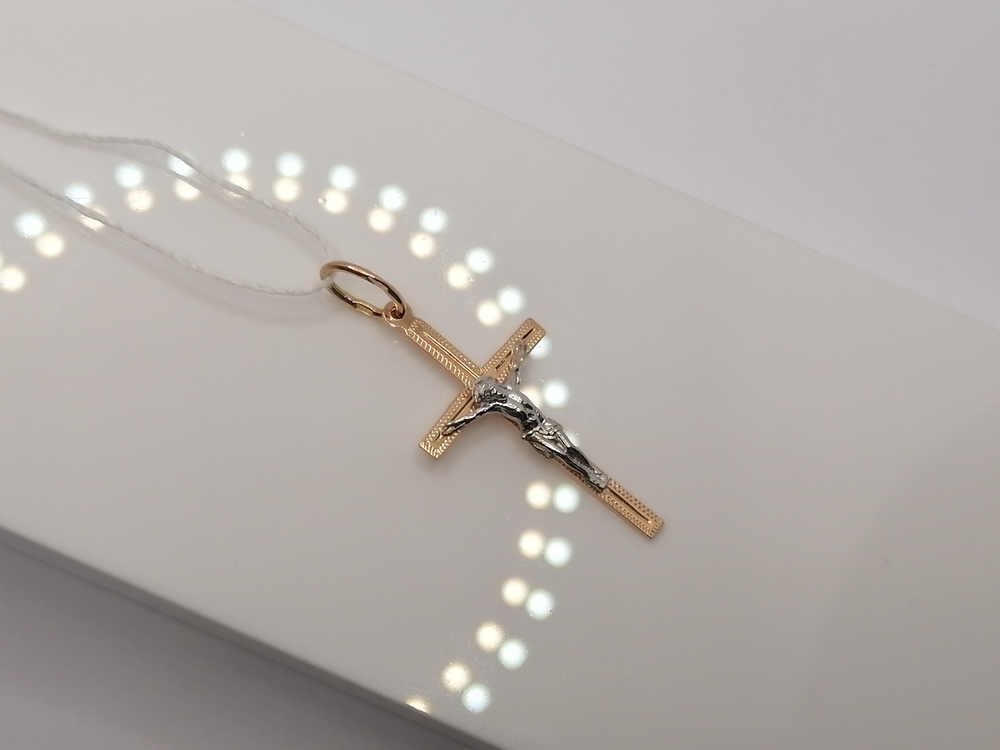 ПОДВЕСКА КРЕСТ (Au 585)