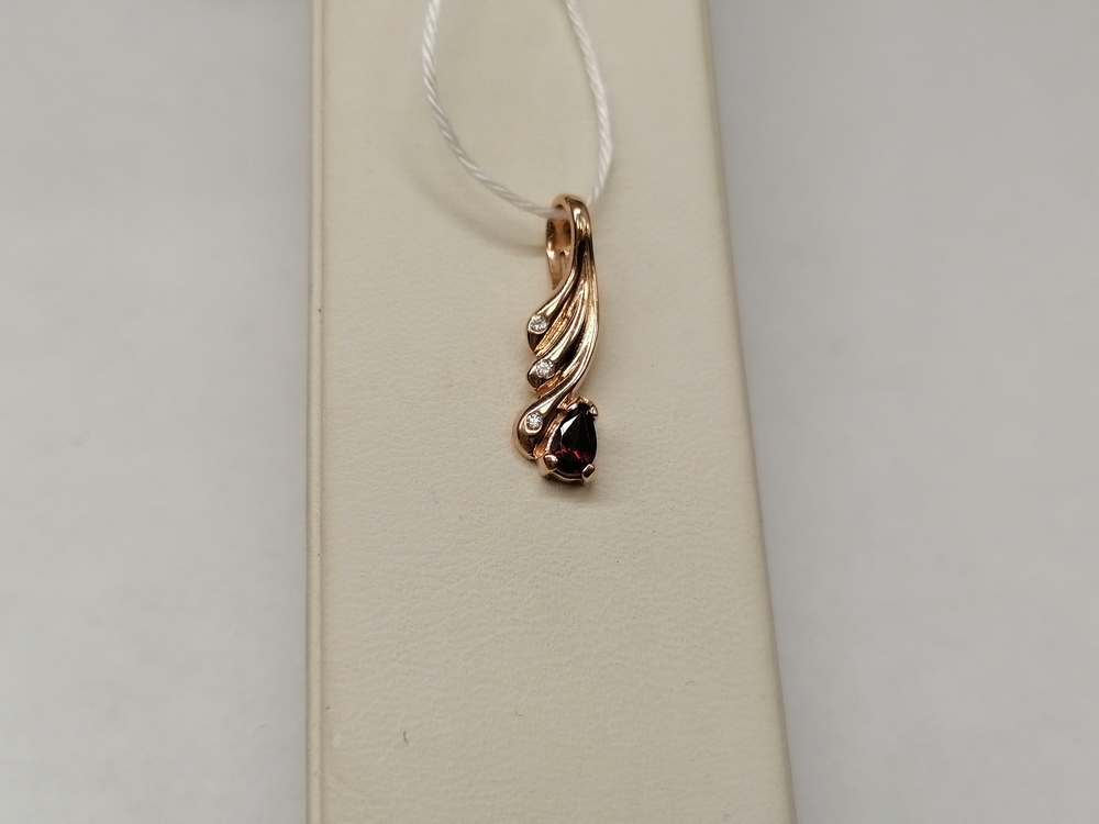 ПОДВЕСКА С КАМНЯМИ (Au 585)