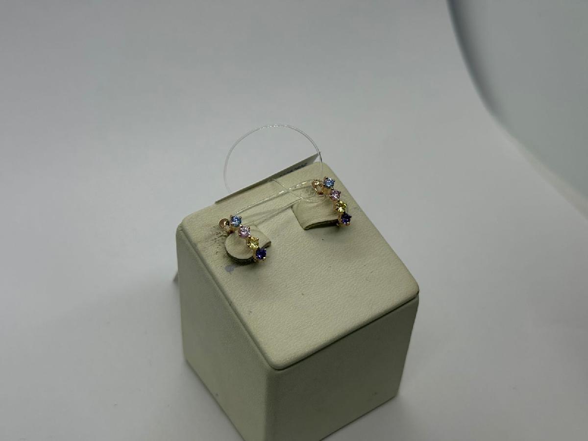 СЕРЬГИ С КАМНЯМИ (Au 585)