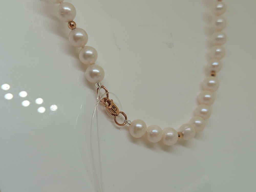 КОЛЬЕ ЖЕМЧУГ (Au 585)