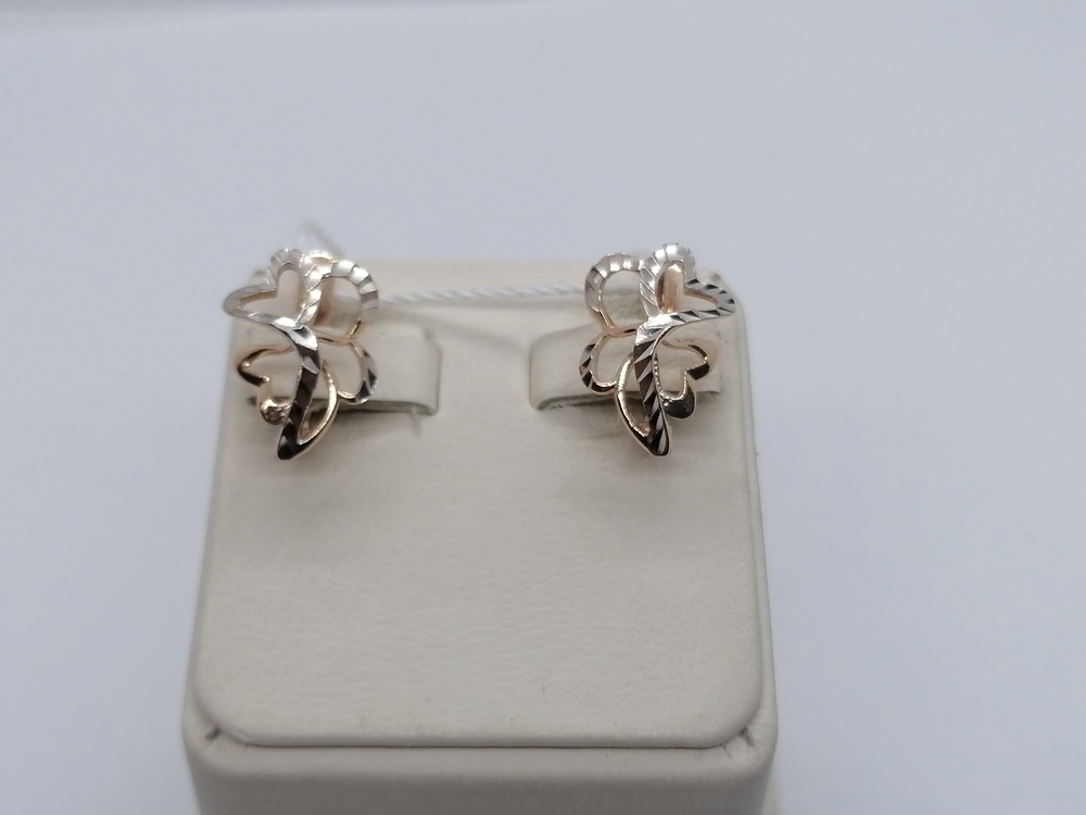 СЕРЬГИ БЕЗ КАМНЯ (Au 585)