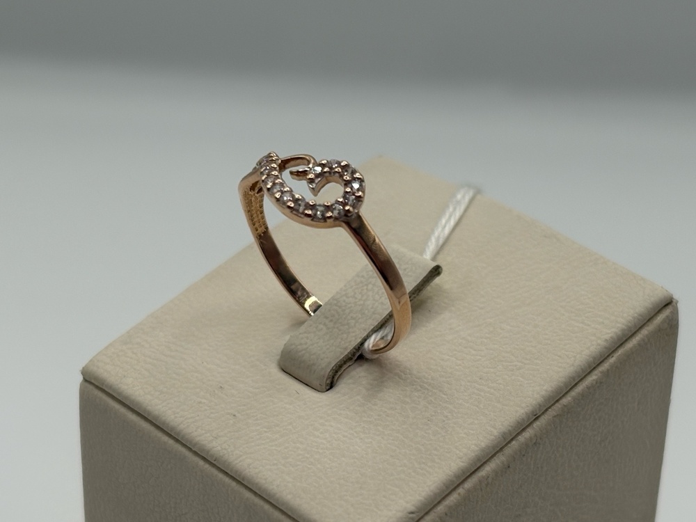 КОЛКМИ375 КОЛЬЦО С КАМНЯМИ (Au 375)